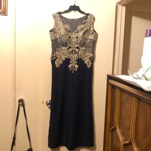 Navy Blue Prom Dress